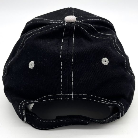 Warrior Custom Golf Blue Denim Hook & Loop Adjustable Size Baseball Hat Cap - Picture 3 of 5